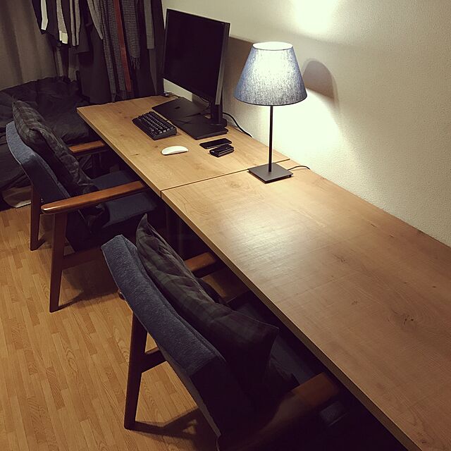 My Desk,Kチェア,PCデスク周り,ホームオフィス,NASTEN,OLOV,IKEA,カフェ風,Mac otappi02の部屋