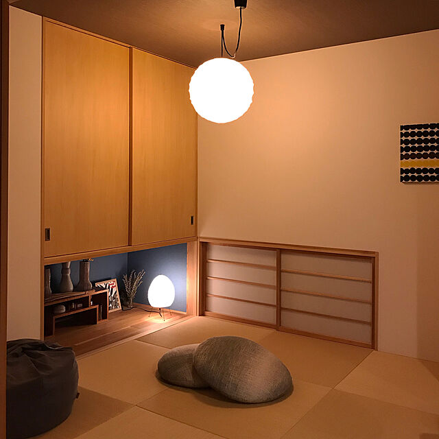AKARI,イサムノグチ,ペンダント照明,和室,明かり,Overview KotoRiの部屋