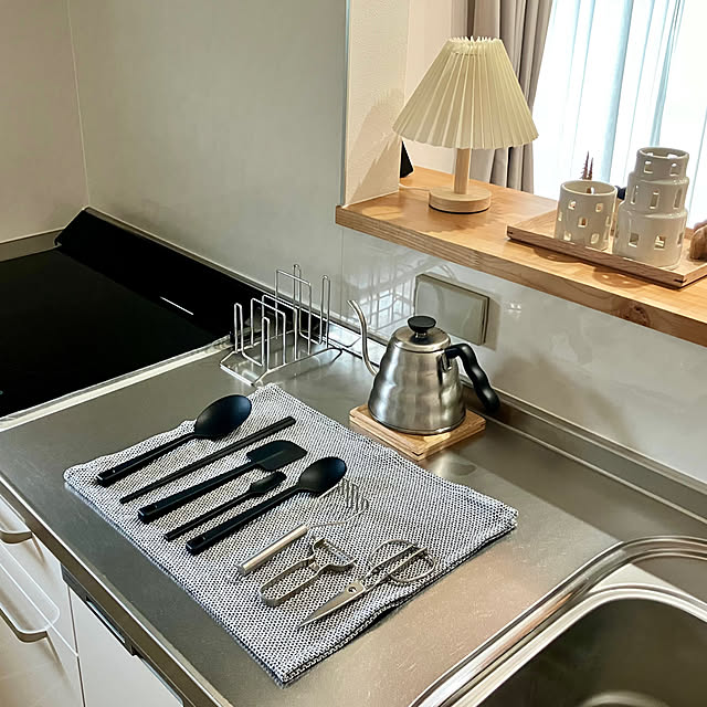 Kitchen,無印良品,キッチン道具,癒し,ナチュラルインテリア,クリナップ,コメントお気遣いなく♡,ステディア yoppiの部屋
