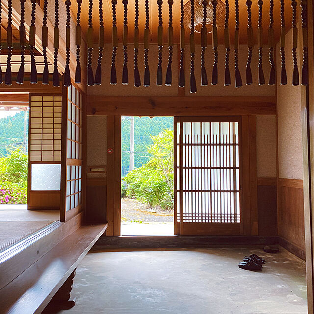 一人暮らし,古民家,京都,日本家屋,古民家暮らし,土間のある暮らし,土間,Entrance Ema_Mushikaの部屋