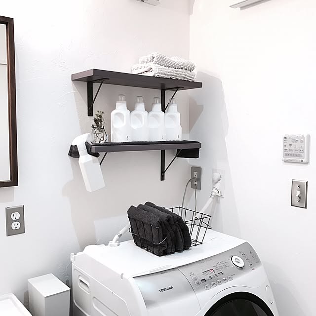 Bathroom,シンプルライフ,IKEA,北欧モダン,ミニマリスト,整理収納部,ミニマルモダン,無印,ものを持たない暮らし,断捨離中,北欧インテリア,収納,アクタス,整理整頓,ミニマルライフ,北欧,無印良品,シンプルインテリア,DIY,花のある暮らし,洗面所,脱衣所 r_._naの部屋