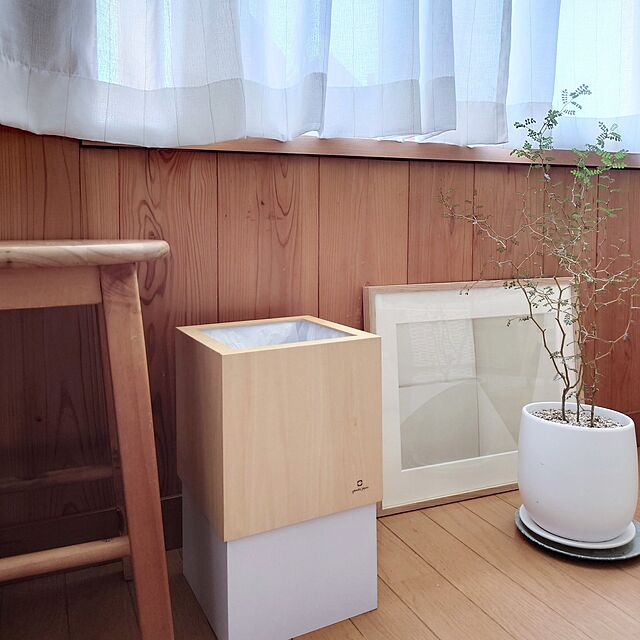 Lounge,ゴミ箱,袋が見えないゴミ箱,お気に入り♡,ヤマト工芸,ダストボックス,W Cube,木製,ナチュラルインテリア,木工芸,職人さんのダストボックス,10L,インテリアに馴染む,スツール,ソフォラ,2枚投稿です♡,インテリア,2023.9.21.mag♡ mak.の部屋