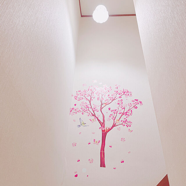桜,可愛い♡,お花のある暮らし,SHEIN,ウォールステッカー,Entrance meiの部屋