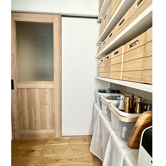 VINTIAナチュラルオーク,LIXIL,LIXILドア,リーサトルプ,IKEA,パントリー,LIXIL 建具,My Shelf kazumi_innbの部屋