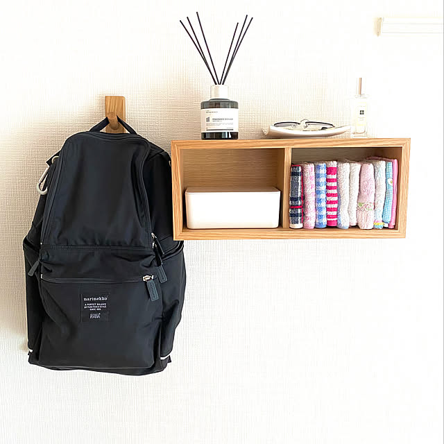 壁に付けられる家具フック,壁に付けられる家具・箱・幅44㎝,ホワイトインテリア,ニトリ,雑貨,ACTUS雑貨,IKEA,ナチュラルインテリア,100均,1LDK 一人暮らし,1LDK 1人暮らし,ACTUS,一人暮らし,ケユカ,無印良品,KEYUCA,3COINS,賃貸インテリア,1LDK,ナチュラル,一人暮らしインテリア,モノトーン,壁に付けられる家具,ジョーマローン,マリメッコ,My Shelf meichan0502の部屋