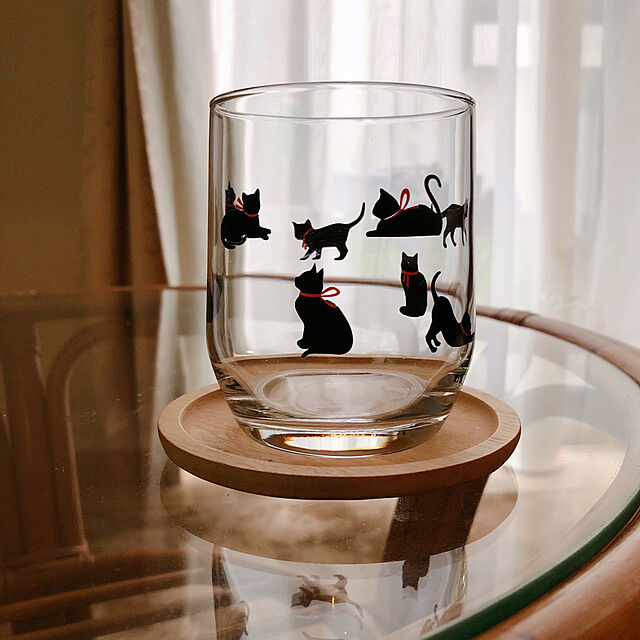 猫デザイン,ダイソー食器,グラス,100均グラス,ダイソー,猫,ダイソー　グラス,一人暮らし,1K,賃貸アパート,アパート1階,犬との暮らし,Kitchen RanRanの部屋