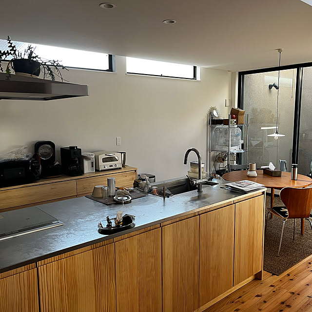 Kitchen,WOODONE,WOODONEのキッチン,woodoneスイージー,nzパイン,su:iji,木製キッチン,ウッドワン スイージー,木のある暮らし t.oouの部屋