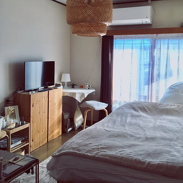 小さなお部屋,シンプル,掃除しやすいインテリア,無印良品,IKEA,ニトリ,Overview,実家暮らし,6畳 pinokoの部屋