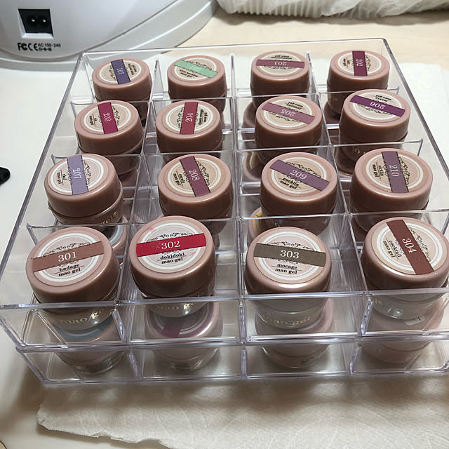 ネイル用品収納,クリアケース,ダイソー,100均,My Shelf,mao nail,maogel,ネイル,ネイルサロン,ネイルサロンインテリア cuoranail_yumiの部屋