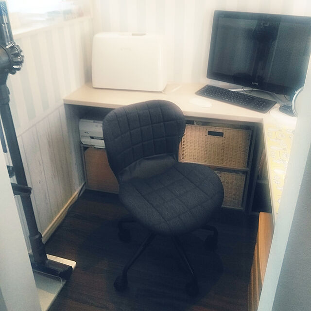 My Desk,椅子,家事室,PCスペース,メイクルーム,パウダールーム,私のお城♡,癒やしの空間 luluの部屋