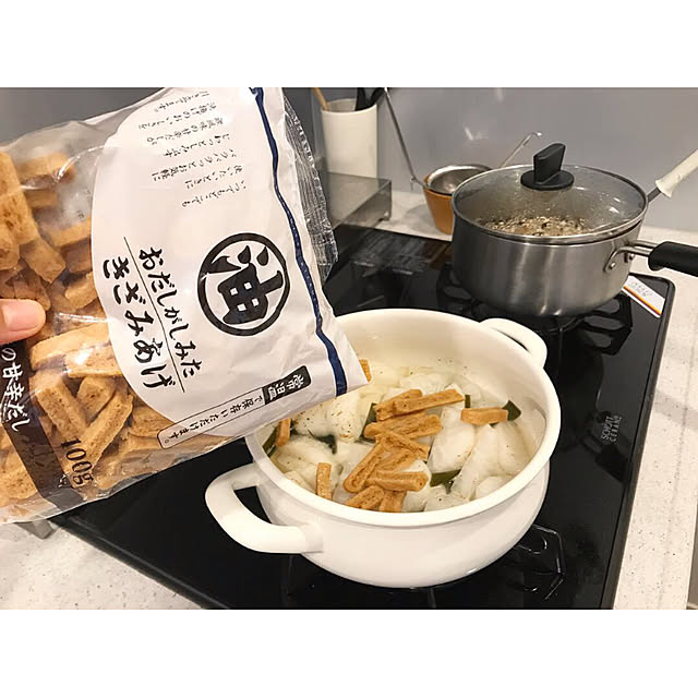 Kitchen,おだしがしみたきざみあげ,ズボラ主婦,時短レシピ,時短料理,時短家事,琺瑯鍋,キッチン,すっきり暮らす,ブログやってます,マンション暮らし,暮らし,シンプルな暮らし,北欧インテリア,子どもと暮らす,マンションインテリア,暮らしの工夫,暮らしの知恵 bunの部屋