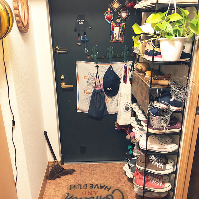 観葉植物,シューズラック,プチプラ,Entrance kiyoの部屋