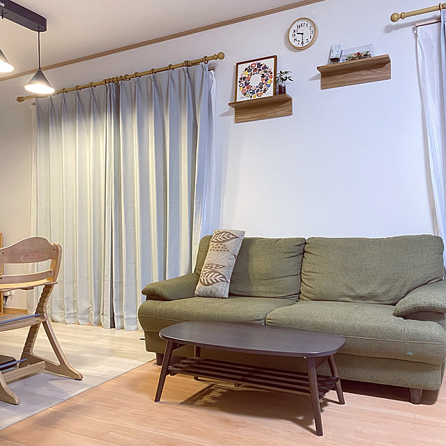 こどもと暮らす。,バーズワーズ,折りたたみテーブル,3LDK,建売住宅,17畳LDK,ニトリ,LOWYA,Lounge lunalunaの部屋