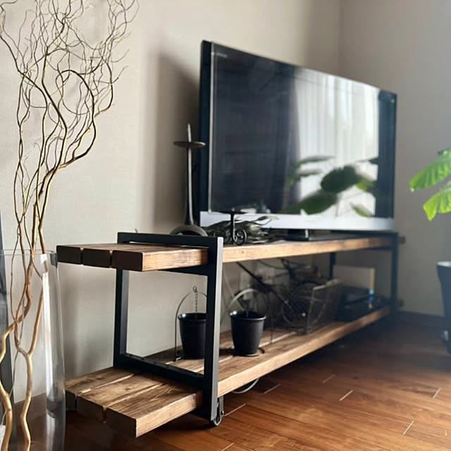 3つのテイスト別にご紹介します☆わが家のテレビ台DIY作品 3つのテイスト別にご紹介します☆わが家のテレビ台DIY作品
