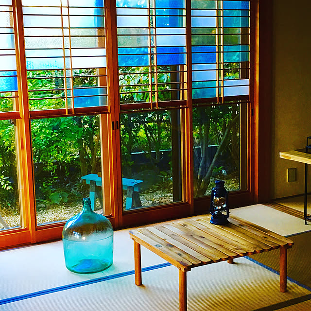 Overview,秋の庭,お庭,レトロ,障子リメイク,秋の庭です♪,DIY,和風住宅,ハンドメイド,レトロ瓶,ガラス瓶が好き♡ Erikoの部屋