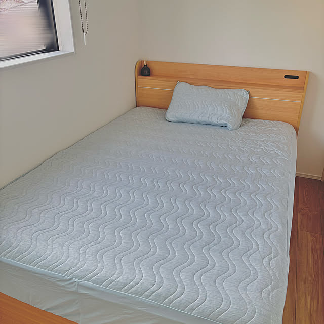 Bedroom,心地よい暮らし,子どもと暮らす,イベント参加,冷感寝具,寝具カバー,ホームコーディ,ホームコーディのある暮らし,イオン ホームコーディ,モニター投稿 mameの部屋