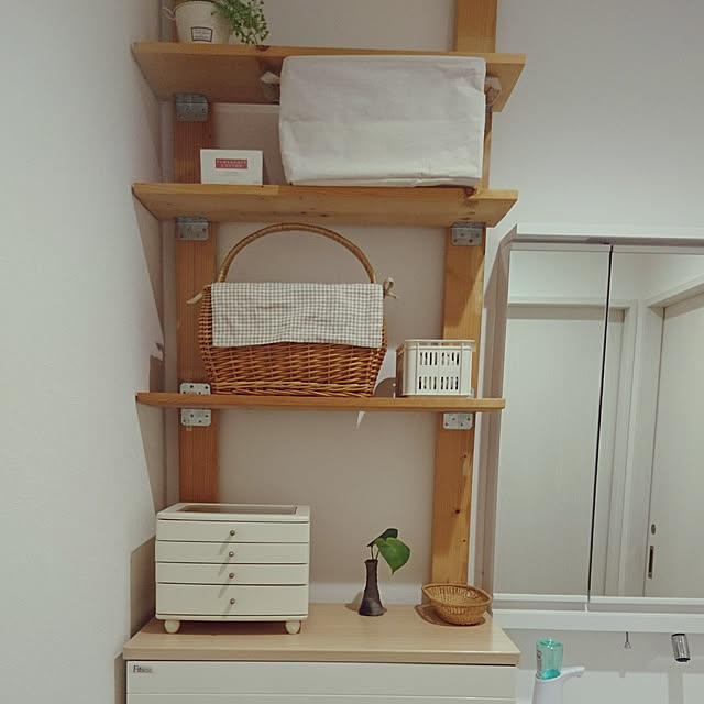 My Shelf,DIY,洗面所 収納 mj-sokoの部屋