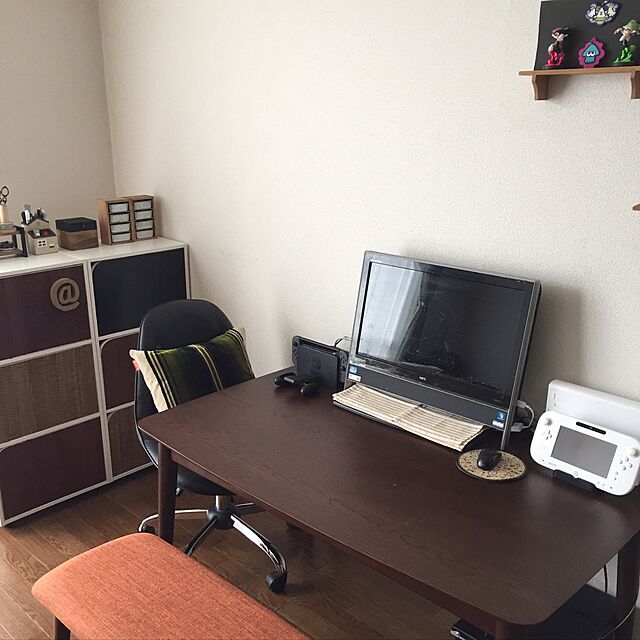 My Desk,ダイニングテーブル,スプラトゥーン,ゲーム,ニトリ,一人暮らし,seria Restの部屋