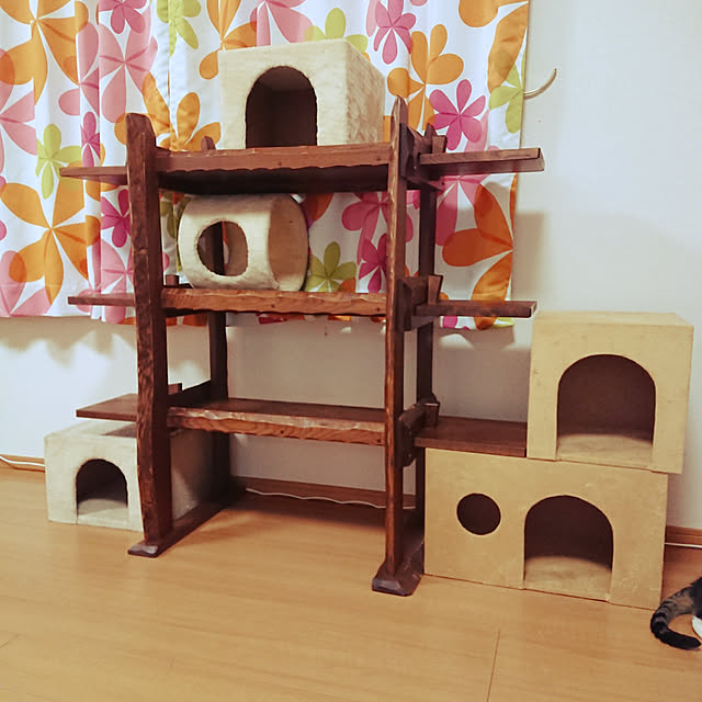 おすすめキャットタワー79選 Roomclip Mag 暮らしとインテリアのwebマガジン