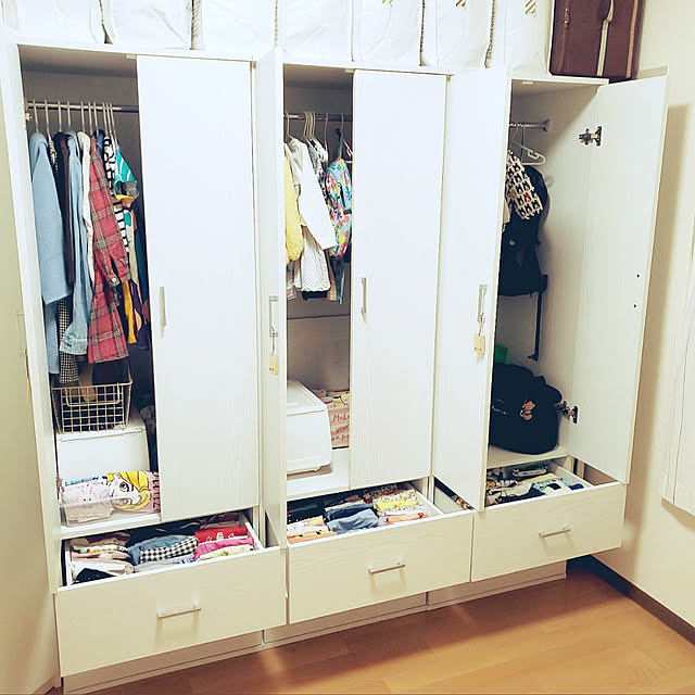 Overview,こども服収納,ニトリ,白が好き,こどものいる暮らし,シンプルが好き nainaiの部屋