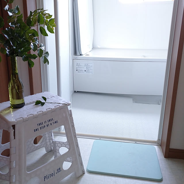 Bathroom,バスマット,ニトリ,イベント参加,脱衣場,洗面スペース,リピ買い chii24の部屋