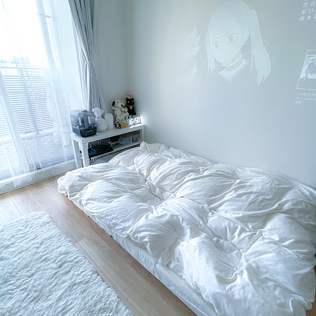一人暮らし,ナチュラル,Bedroom m00nの部屋