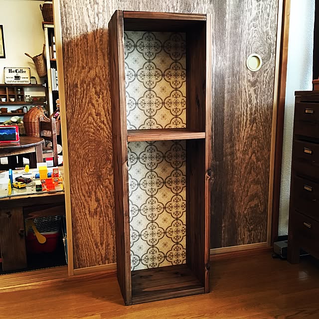 My Shelf,WOODPRO,クッションフロア,棚DIY,トイレの棚,賃貸でも諦めない！,子どもと暮らす,BRIWAXジャコビアン ayaka.tの部屋