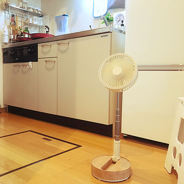 扇風機・サーキュレーター,一人暮らし,1K,賃貸,植物のある暮らし,Kitchen sachocoの部屋