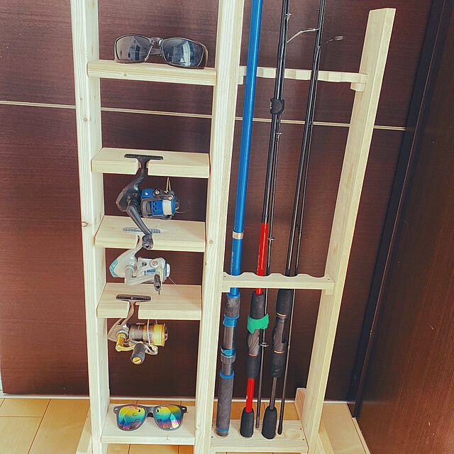 釣り好き,釣り道具,釣り具収納,DIY hatoの部屋