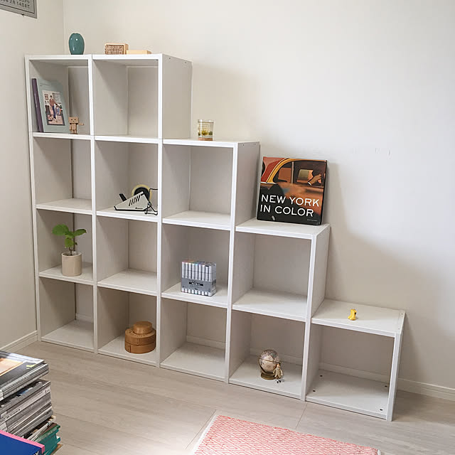 組立家具,ベルメゾンの棚,マンション暮らし,On Walls feの部屋