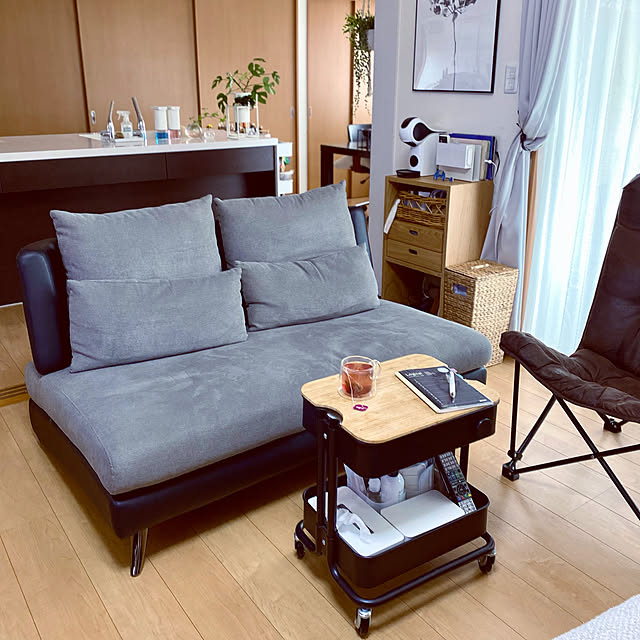 イケアRÅSKOG/ロースコグ10周年,無印良品,心地よい暮らし,ちょっと丁寧な暮らし,IKEA,模様替え,ニトリ,キッチンワゴン,キャスター,イベント参加,ロースコグ,あったら便利,Lounge,ポスターのある部屋,ドルチェグスト sacchiの部屋