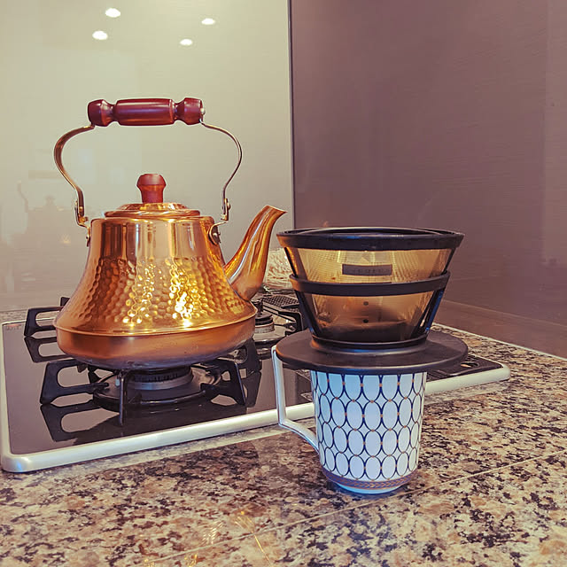 Kitchen,おうち見直しキャンペーン,WEDGWOOD,ウェッジウッド,マグカップ,ゴールドフィルター　C286BK,Room Clipショッピング,ルネッサンスゴールドマグ,コーヒーのある暮らし choco369の部屋
