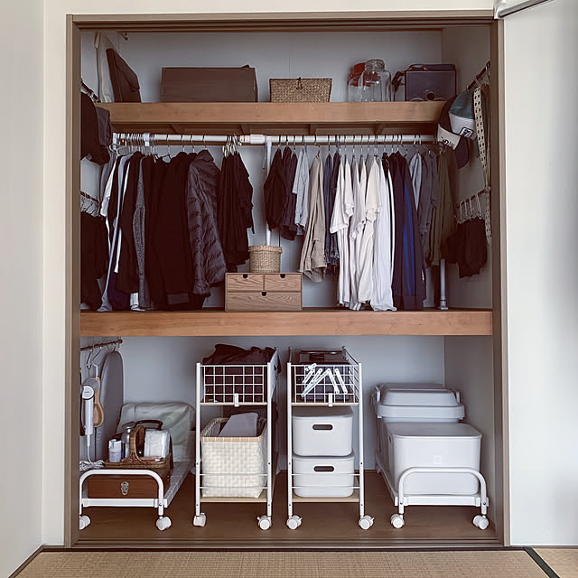 押入れ収納,シンプルライフ,ミニマリスト,丁寧な暮らし,シンプリスト,持ちすぎない暮らし,IKEA,断捨離,ミニマルライフ,無印良品,ニトリ,見直し,押入れ,Bedroom joker27の部屋