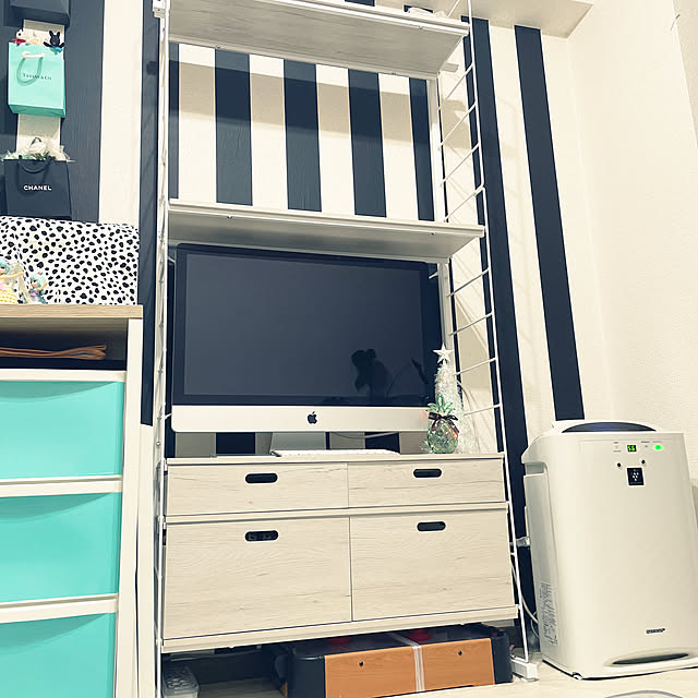 Lounge,iMac,ニトリ,おもちゃ収納,Nポルダ NanaStyleの部屋