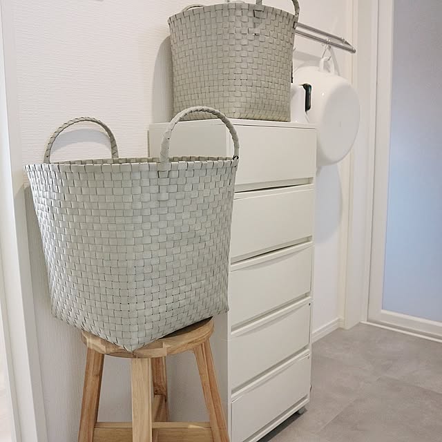 Bathroom,かご・バスケット,シンプルインテリア,すっきり暮らしたい,無印良品,IKEA,野田琺瑯 aya_blueの部屋