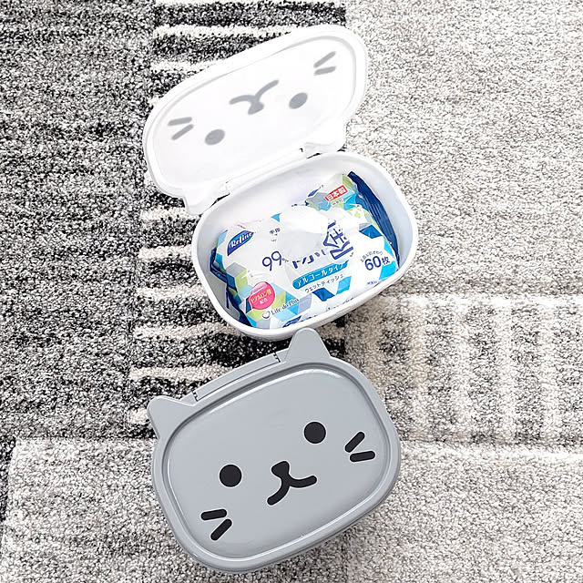 Bedroom,チワワのいる暮らし,いぬのいる暮らし,こどものいる暮らし,100均,セリア,ねこ型,子供,こどもと暮らすインテリア,お掃除シートケース,ウェットシートケース kojikojiの部屋