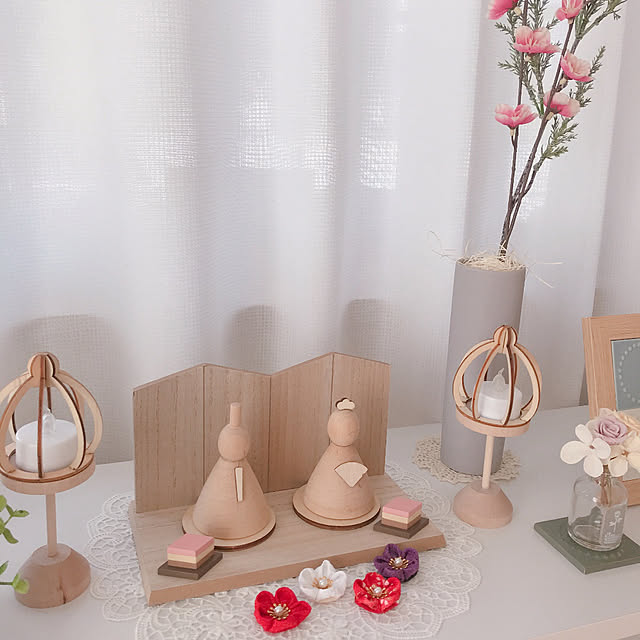 つまみ細工　手作り,ひな祭り,3COINS,プチプラ,プチプラインテリア,窓際ディスプレイ,賃貸でも楽しく♪,丁寧な暮らし,イベント参加します,スッキリ暮らす,コメントスルーして下さい*˙︶˙*)ﾉ