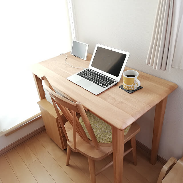 My Desk,ワークスペース,ISSEIKI FURNITURE,パソコンスペース,おうち見直しキャンペーン,RoomClipショッピング,アラビア,マグカップ,スンヌンタイ,プリンターワゴン,サカイデザイン mii-sanの部屋