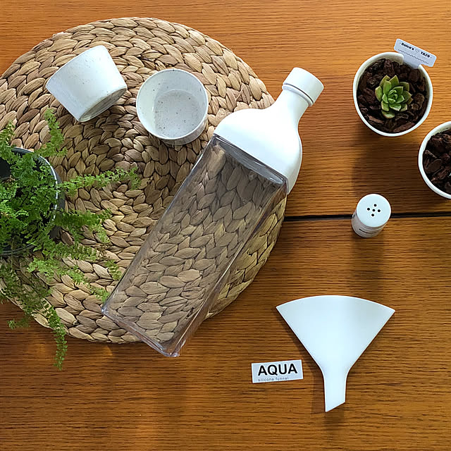 My Desk,カーク ボトル(水出し茶),AQUA シリコンfunnel(漏斗),草庵 (そばのつゆ猪口),かっぱ橋商店街にて購入,積水ハウス,賃貸でも楽しく♪,食器大好き,フォロワーさんありがとう⠒̫⃝♡♡,良いね⑅◡̈*ありがとうございます♡,グリーンのある暮らし♡ Rororiの部屋