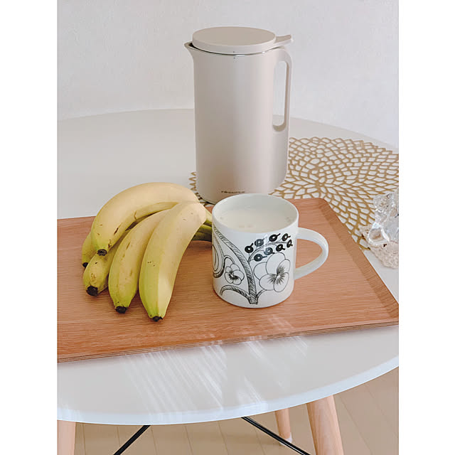 コンパクト化,パラティッシ,アラビアマグカップ,RoomClipショッピング,レコルト,チルウィッチ,イベント参加,KINTO　トレイ,Overview,レコルト ソイ＆スープブレンダー,丸テーブル kuruMiの部屋