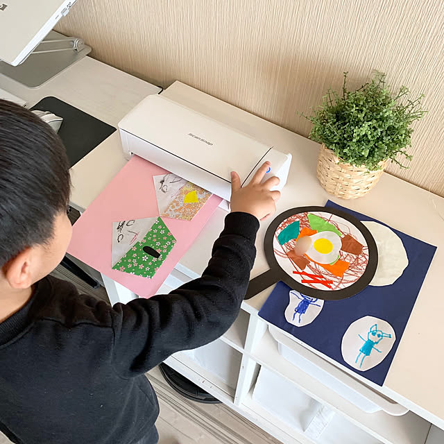 5歳児,子どもの作品整理,暮らしのハンドブック2023,スキャナー,ペーパーレス,書類整理,ScanSnap,整理収納アドバイザー,整理収納,マンション暮らし,子どものいる暮らし,ig→kiyo_home,ワークスペース,ナチュラルインテリア,My Shelf kiyoの部屋
