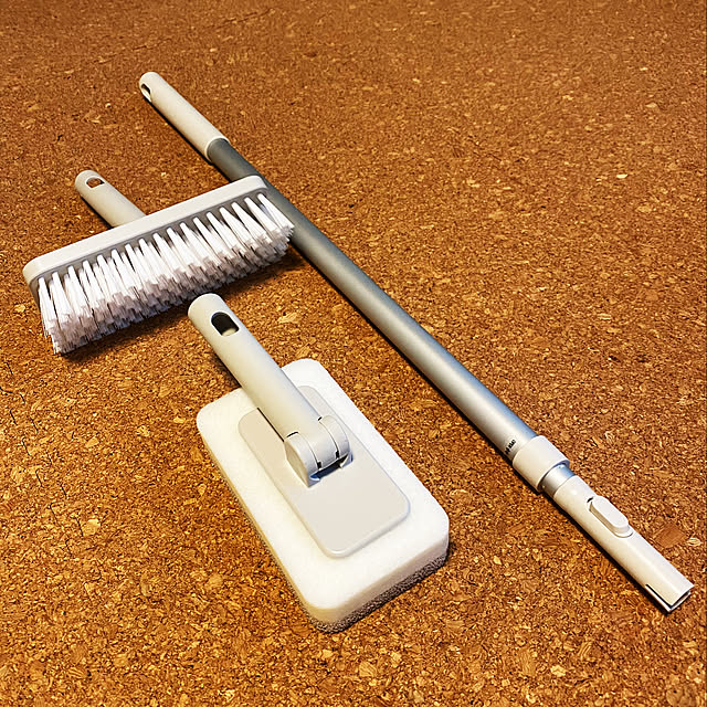 無印良品,アタッチメント交換でマルチに,デッキブラシ,Bathroom HARIの部屋