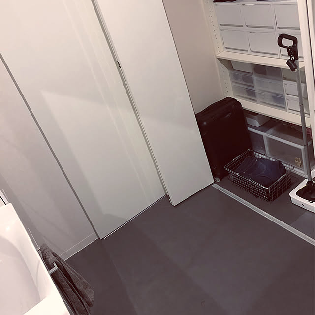 ケルヒャー,無印良品,スーツケース,EIDAI,収納,整理収納アドバイザー2級,普通の家,洗面脱衣室,My Shelf michiの部屋