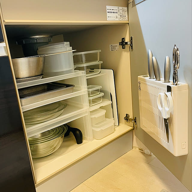シンク下,ダイワハウスの賃貸アパート,Droom,無印良品,D-room 賃貸,アパート,賃貸,賃貸アパート,d-room,Kitchen,収納 na_y_o04の部屋