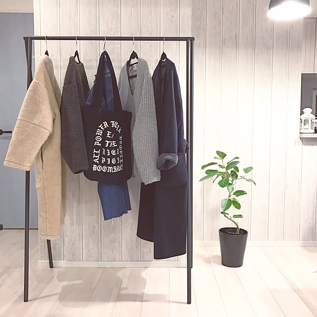 Lounge,ハンガーラック,フライングタイガー,西海岸風,マリンテイスト,カリフォルニアスタイル,ビーチハウス,平屋,NO GREEN NO LIFE 3851houseの部屋