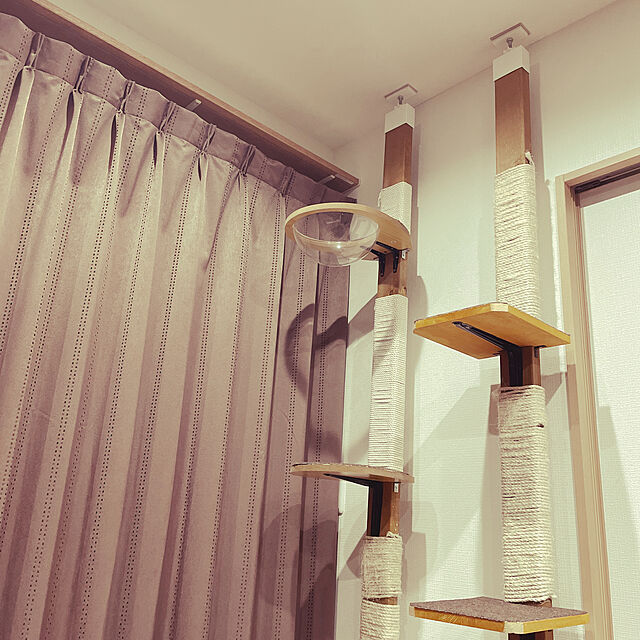 キャットタワー DIY,ねこと暮らす,ラブリコ ディアウォール DIY,ラブリコ ２×４,ツーバイフォーDIY,On Walls KATの部屋