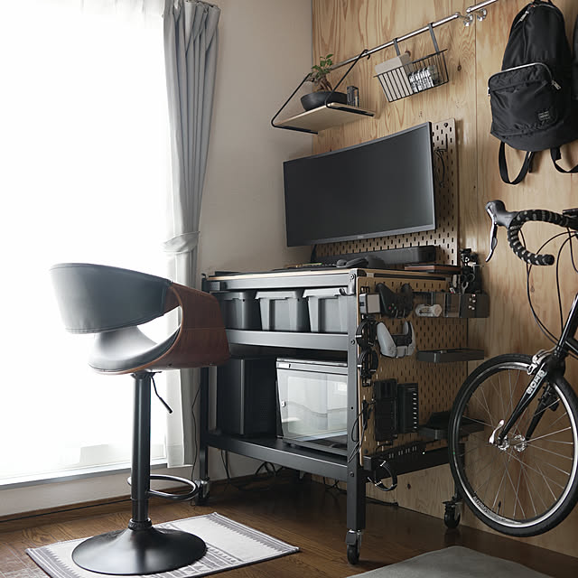 PCデスク,ワークスペース,IKEA,DIY,一人暮らし,My Desk Y.B.Oの部屋
