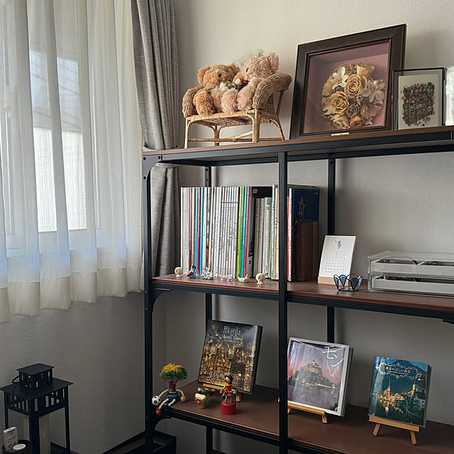 収納,IKEAの棚,Bedroom stの部屋