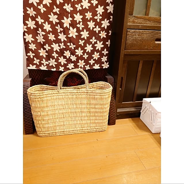 Entrance,無印良品,一人暮らし,いつもいいねやコメありがとうございます♡,シンプルに暮らしたい,スッキリ暮らす,見ていただいてありがとうございます♡,ストローバスケット,工具箱,ストローバスケット深型M SARON_TSUBAKIの部屋