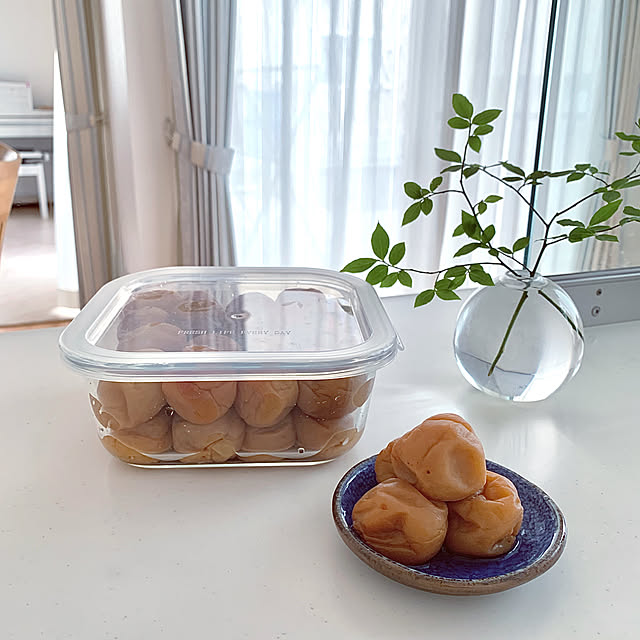 Kitchen,クリア,甘い梅干し,暑さを乗りきろう,梅仕事,おうち時間を楽しむ,南高梅,梅干し,梅干し作り,耐熱ガラス容器,DAISOの保存容器,Daiso,100均,夏,夏休み,見てくださってありがとうございます♡,夏を楽しもう♡,土用干し koko_hikaの部屋